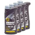Motoröl 4x 1Liter MANNOL 5W30 Energy Formula C4 für Chrysler Dacia Fiat Mazda MB