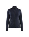 BLAKLÄDER Damen Microfleece-Jacke Dunkel Marine/Schwarz