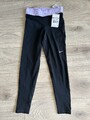 Nike Pro 7/8 Leggings Trainingshose Sporthose schwarz Neu Gr. XS