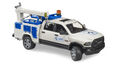 Bruder RAM 2500 Service Truck mit Kran und Rundumleuchte 02509