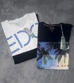 Esprit Herren-T-Shirt XL  NEU mit Etikett mit 1-Logo und 1-Palmen