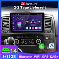 Für VW T5 Multivan Transporter Android 14 Autoradio Carplay GPS Navi SWC RDS 32G