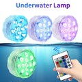 2/4 Stück Poolbeleuchtung Unterwasser Licht RGB LED Wasserdichte Fernbedienung