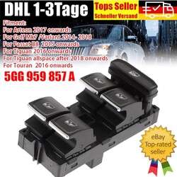 Fensterheber Schalter Vorne Links 5G0959857C für VW GOLF VII PASSAT B8 TIGUAN DE