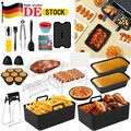 Heißluftfritteuse Zubehör Set Airfryer Zubehör für Ninja Foodi AF300EU AF400EU