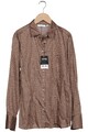 eterna Bluse Damen Oberteil Hemd Hemdbluse Gr. EU 42 Baumwolle Braun #q1hfio2
