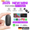 2 in 1 Wireless CarPlay Adapter USB BT Dongle Box Für Apple CarPlay Android Auto