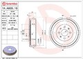 2x BREMBO Bremstrommel 14.A855.10 passend für FIAT OPEL