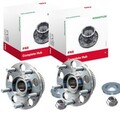 2X FAG RADLAGER-SATZ HINTEN PASSEND FÜR HONDA CIVIC LINKS+RECHTS