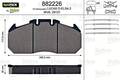 Bremsbelagsatz für IRISBUS Citelis MAN Tga RENAULT TRUCKS Premium 5001855646