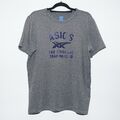  Herren ASICS Actiwear graues Logo T-Shirt Größe XL - EXTRA LARGE