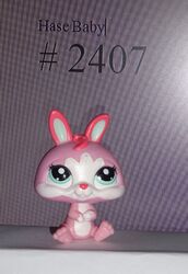 LPS Littlest Pet Shop Baby Hase #2407 Figur Hasbro
