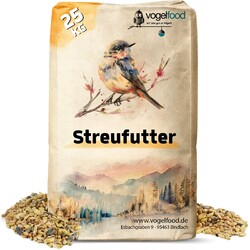 25 kg Streufutter Vogelfutter für Meisen Wildvögel Vogelfood HK Österreich