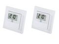 HOMEMATIC IP Smart Home 150180A0, Temp. und Luftfeucht. Sensor mit Display