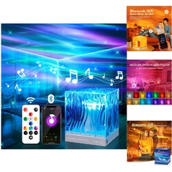 Sternenhimmel Projektor Kinder, 18Lichtmodi Nordlicht Projektor Galaxy Projec...