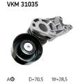 1x SKF Spannrolle 758429 u.a. für Audi Seat Skoda VW | VKM31035
