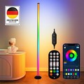 Dimmbar LED Stehleuchte Farbig Farbwechsel Stehlampe RGB Eckleuchte Ecklampe.