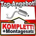 Endschalldämpfer für TOYOTA AVENSIS 1.6i 1.8i 2.0i Ab 2009 Auspuff