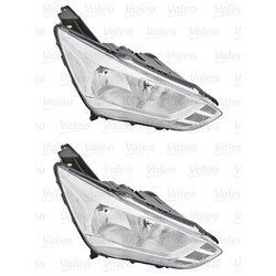2x VALEO HALOGEN SCHEINWERFER SATZ passend für FORD C-MAX GRAND LINKS+RECHTS