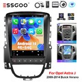 DAB+ Carplay Android 14 4+64G Autoradio GPS Navi AHD Kam Für Opel Astra J 09-14