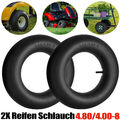 2x Schlauch 4.80/4.00-8 für Sackkarrenrad Ersatzrad Bollerwagenrad Luftrad TR13