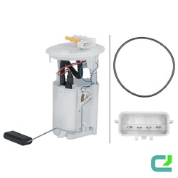 Kraftstoff-Fördereinheit elektrisch 4-polig HELLA für u.a. RENAULT Clio III