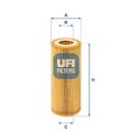 ORIGINAL UFI ÖLFILTER BMW