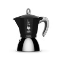 Bialetti Moka Induction Espressokocher Schwarz, 4 Tassen 0006934 (8006363029087)
