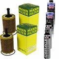 2xMANN ÖLFILTER-HU 719/7 x +2xLiqui Moly Pro-Line Motorspülung/2x Cera Tec