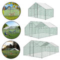 Hühnerstall Hühnerkäfig Freilaufgehege Haustierkäfig mit PE-Dach Für Tierarten