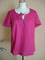 Kurzarm Bluse,Schlupfbluse v. bpc, Gr.34/36, pink,dünn,Neu Q9