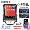 2+64G Carplay DAB+ Android 13 Autoradio GPS Navi WiFi Cam Für Opel Astra J 09-14