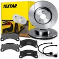 TEXTAR BREMSSCHEIBEN 360mm + BELÄGE VORNE passend für PORSCHE MACAN 95B