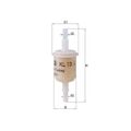1x Kraftstofffilter MAHLE KL 13 OF passend für ALFA ROMEO AUDI BMW CITROËN VW