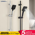 Duschstange mit HandBrause 3 Strahlarten Duschkopf mit 1.5m Schlauch Duschset DE