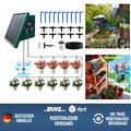 Automatisches Solar Bewässerungssystem Garten Balkon mit Tropfschlauch Wasser...