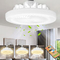 Deckenventilator mit Beleuchtung Fernbedienung LED Deckenleuchte Fan 30W Dimmbar