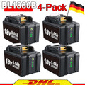 4 Original - 18V/9,0Ah für Makita Akku BL1860B- 2er Set - 197422-4 BL1850 BL1830
