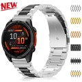 Für Garmin Fenix E 8 7 7X6  6X 5 5X Plus Tactix Epix Pro Quickfit Metall Armband