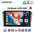 64GB Android 13 Autoradio CarPlay Für Mazda 3 2003-2009 GPS Navi KAM RDS WIFI BT