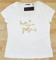 ZERO Shirt Gr.44 creme weiß gold Kurzarm ++Neu++