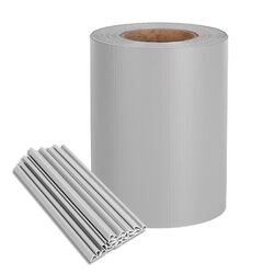PVC Sichtschutzfolie 19cm Sichtschutz Zaunfolie Windschutz Zaun Streifen Garten