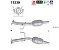 Katalysator AS 71239 für MITSUBISHI SMART