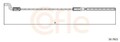 COFLE 10.7621 Handbremsseil Seilzug Feststellbremse für FORD GALAXY (WGR)