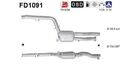 AS FD1091 Ruß-/Partikelfilter, Abgasanlage für MERCEDES-BENZ