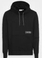 Calvin Klein Herren Hoodie, Sweatshirt, Pullover Mirrored Logo Schwarz Gr. XXL 
