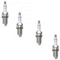 4 Bosch Zündkerzen FR7DE2 für Audi A3 Seat Leon Skoda Octavia VW Golf Passat