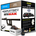 Anhängerkupplung abnehmbar für VW Golf VII Sportsvan +E-Satz (AHK und ES)
