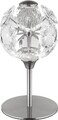 GLOBO Lighting Tischleuchte VIRINA DH 15x26.50 cm silber Tischlampe