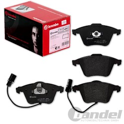 BREMBO BREMSBELÄGE VORNE passend für AUDI A6 + AVANT ALLROAD (C5)